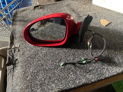 Leve vnější zpětné zrcatko VW Golf 6 Kod barvy LY3D