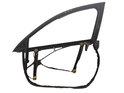 Levý přední mechanismus stahování oken s rámem Audi A6 C6 4F0