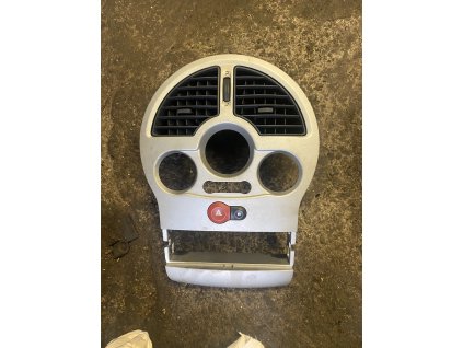 Středové pruduchy ventilace s rámečkem ovládání topeni a klimatizace Renault Modus 82003227060 8200322760