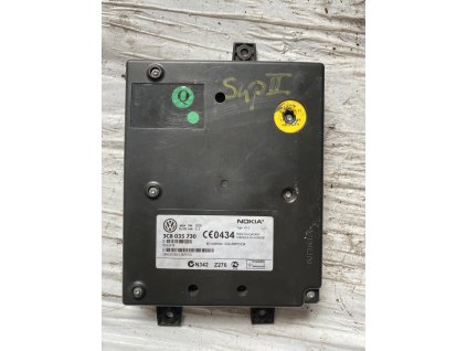 Řídicí jednotka Bluetooth Škoda Superb 2 VW Passat B6 3C8 035 730 3C8035730