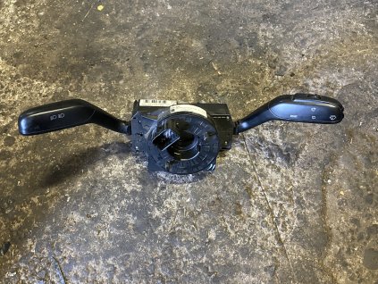 Přepínač kombinovaný ovládací pačky pod volantem s kroužek airbagu Škoda Fabia 2 7H0 953 503 CS 7H0953503CS