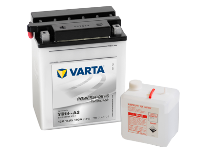 Varta 12V/14Ah moto (YB14-A2)  Freshpack