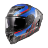 LS2 FF807 DRAGON TRAX BLUE RED (Variant LS2 FF807 DRAGON TRAX BLUE RED 3XL)