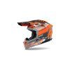 Prilba AVIATOR 3.0 Wave, AIROH (oranžová/chróm) 2022 (Velikost 2XL)