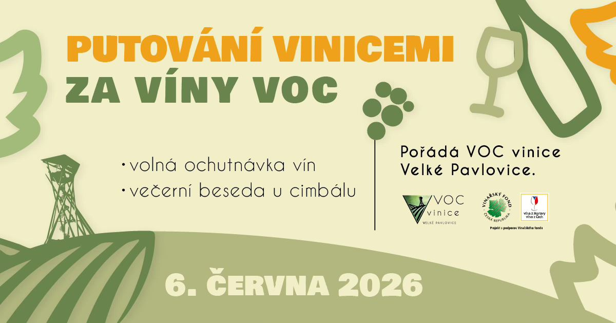 Putování vinicemi za víny VOC 2026