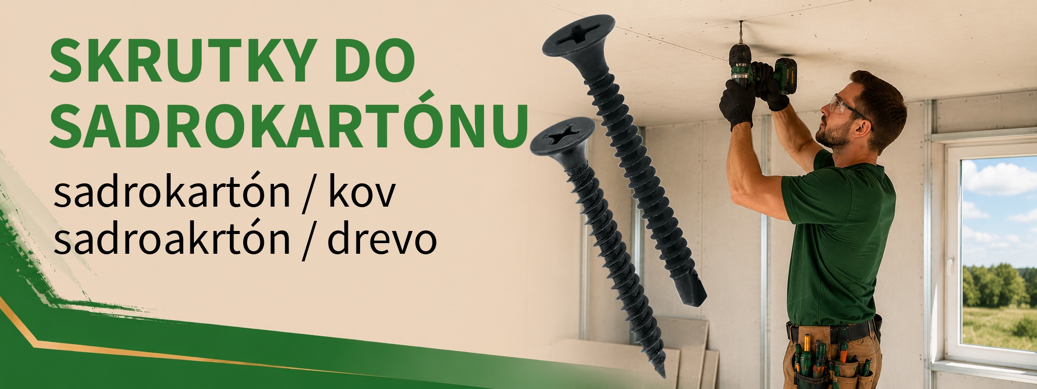 Sadrokartónové skrutky
