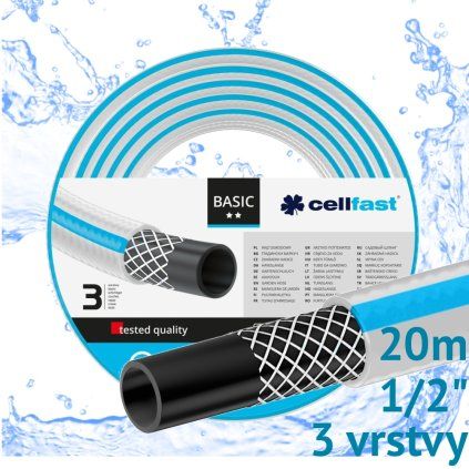 Záhradná hadica BASIC 1/2" 20m CELLFAST