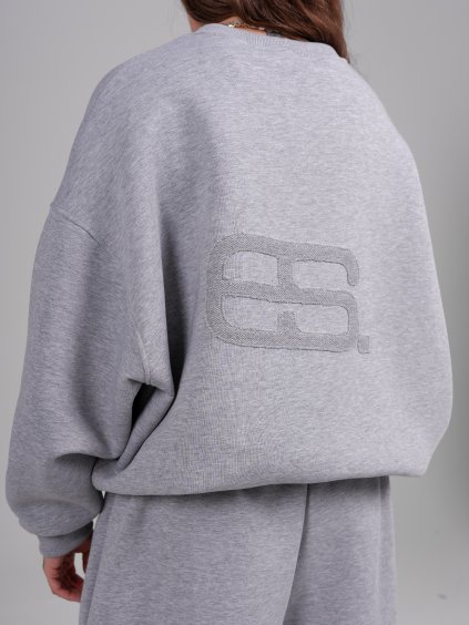 Unisex mikina bez kapuce Melange