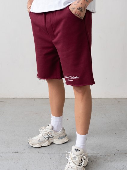 Kraťasy Long Maroon