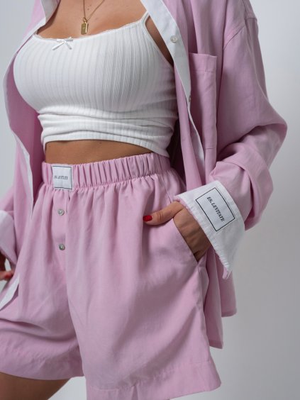 set kosile detail ruzova