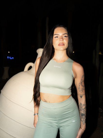 Crop Tílko Mint