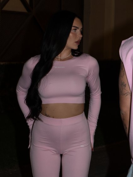 Cropped Long sleeve Baby pink