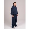 Unisex rozšířené tepláky s rozparkem Navy