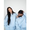 Unisex mikina bez kapuce Baby blue
