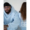 Unisex mikina s kapucí Baby blue