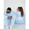 Unisex tepláky s gumou Baby blue