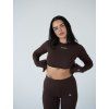 Cropped Long sleeve Brown