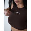 Crop Tílko Brown