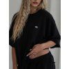 Comfy & Black - oversized tričko