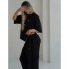 Comfy & Black - oversized tričko