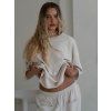 Comfy & Cream - oversized tričko