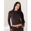 Viskóza Long Sleeve Brown