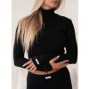 Viskóza High neck Black
