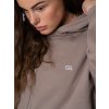 Unisex mikina na zip Mocca - 100% bavlna