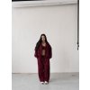 Mikina Zip Maroon