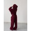 Mikina Zip Maroon