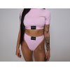 Kalhotky s vysokým pasem - baby pink