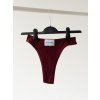 Kalhotky s vysokým pasem Maroon