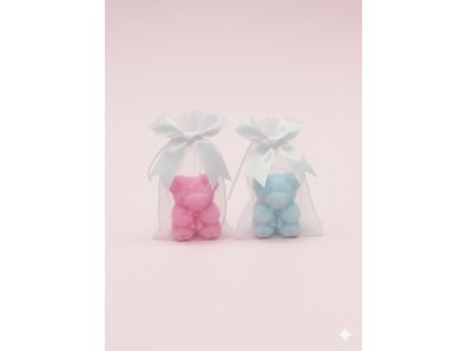 Dekorativní vonný medvídek z mýdlové  hmoty vel.M