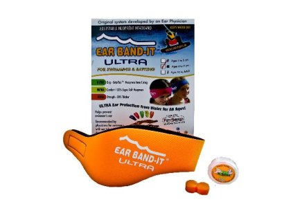 Neoprenová čelenka Oranžová