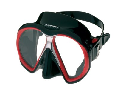 Potápěčská maska (brýle) Subframe Atomic Aquatics, černá/červená