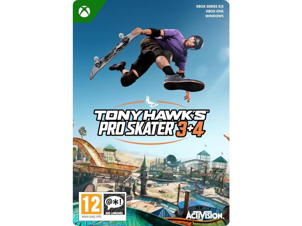 Tony Hawk's Pro Skater 3 + 4 Xbox One/Xbox Series X|S/PC - eSoftis.cz