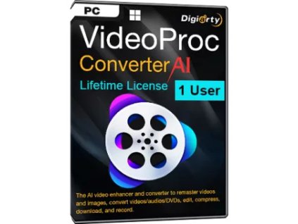 videoproc converter ai lifetime license 1 user windows large