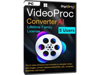 videoproc converter ai lifetime license 5 users windows large