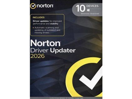 Norton Driver Updater - 10 lic. / 1 rok
