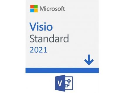 0002098 microsoft visio standard 2021 windows 1 pc elektronicky 350