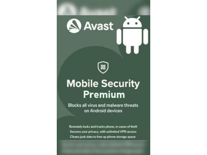 Avast Mobile Security Premium - 1 lic. 1 rok