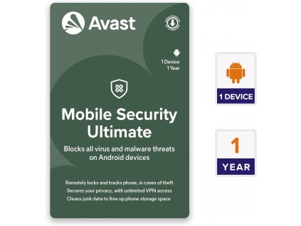 Avast Ultimate Android 1 lic. 1 rok