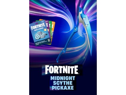 Fortnite - Midnight Scythe Pickaxe + 1000 V-Bucks