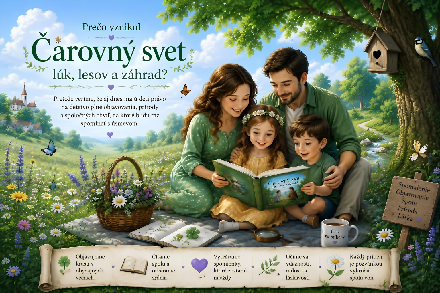 Čarovný svet lúk, lesov a záhrad