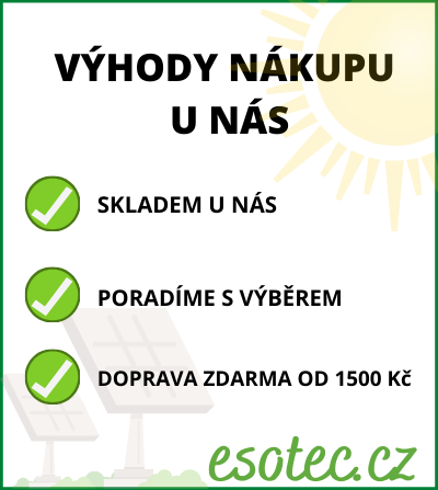 Výhody nákupu na ESOTEC.CZ