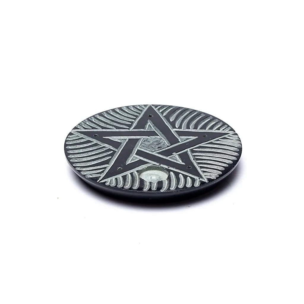 Stojánek na vonné tyčinky a kužele -Pentagram