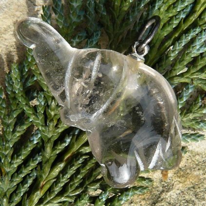 Přívěsek slon-Křišťál