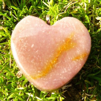 Přívěsek srdíčko-Mokait  I