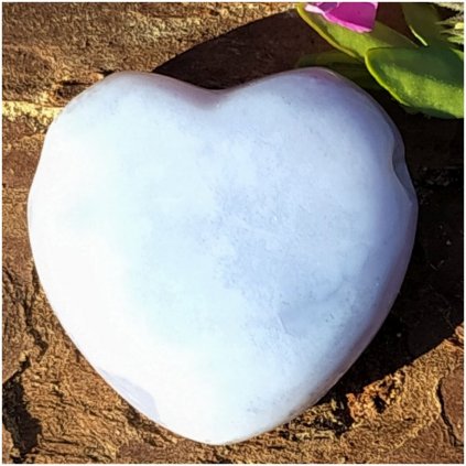 Přívěsek srdíčko -Chalcedon