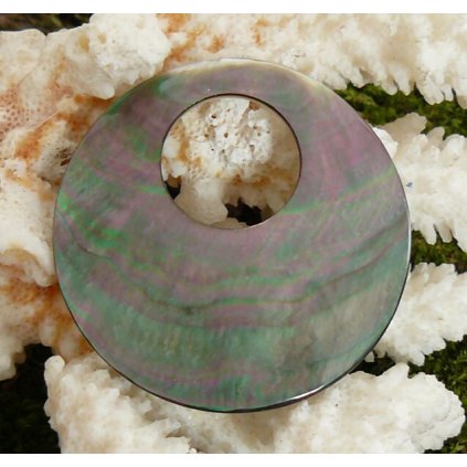 Přívěsek duhový-Perleť